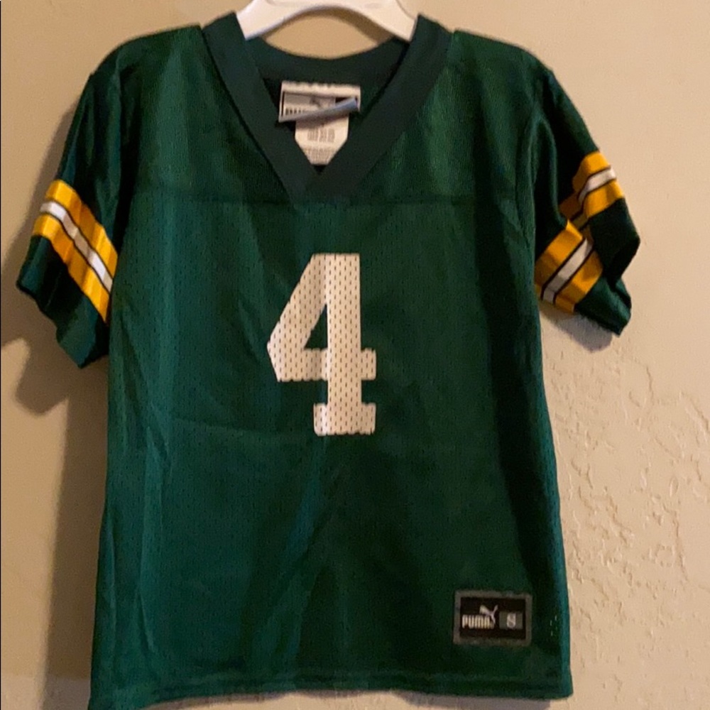 Kids Puma Packer Jersey “Favre” number 4